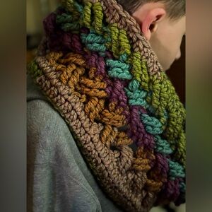 Handmade Crochet Crisscross Cowl